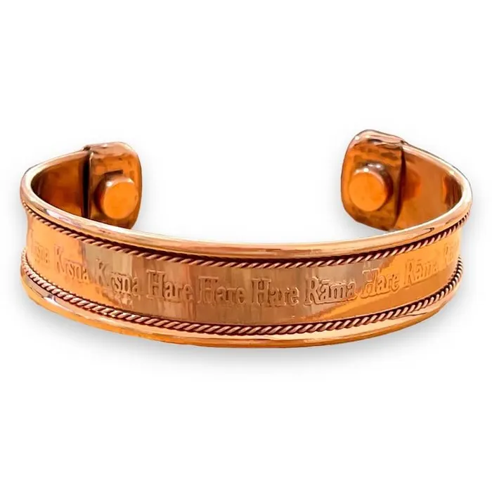 Bracelets Powerful Copper Bracelet Handmade Cuff Wristband Magic Crystals