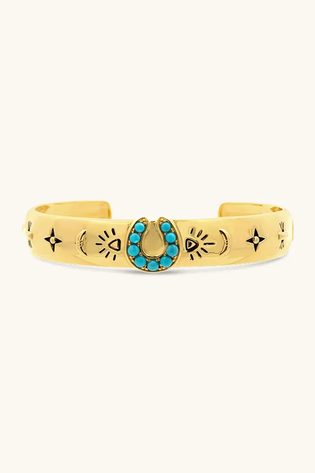 Bracelets Sierra Winter Jewelry Lucky Stars Cuff Bracelet Gold