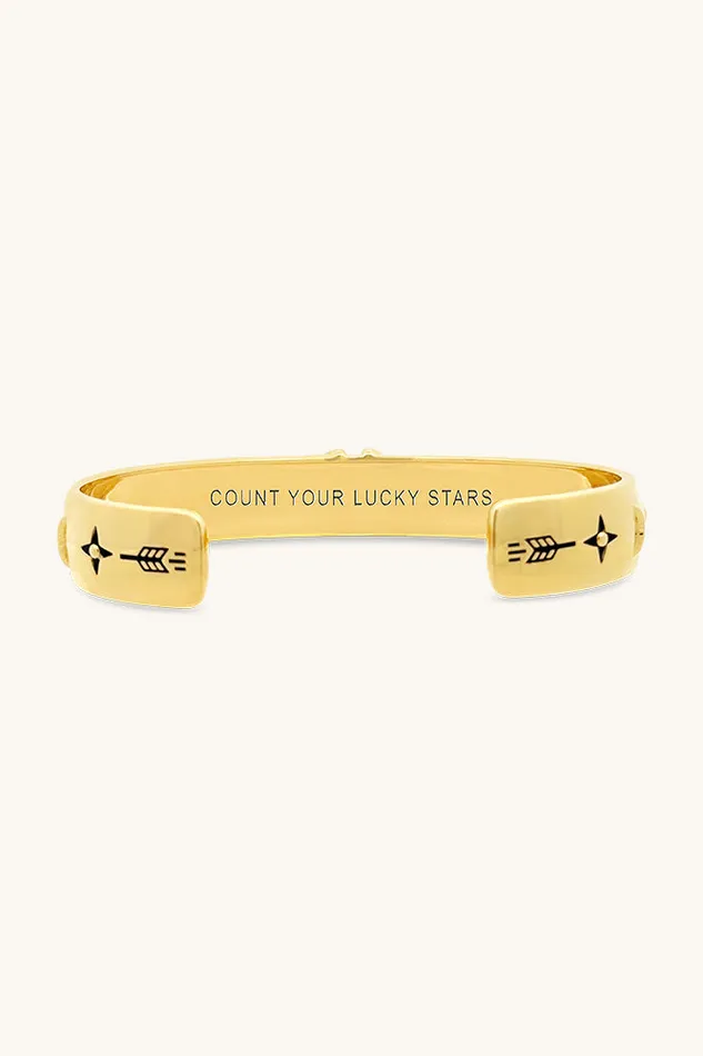 Bracelets Sierra Winter Jewelry Lucky Stars Cuff Bracelet Gold