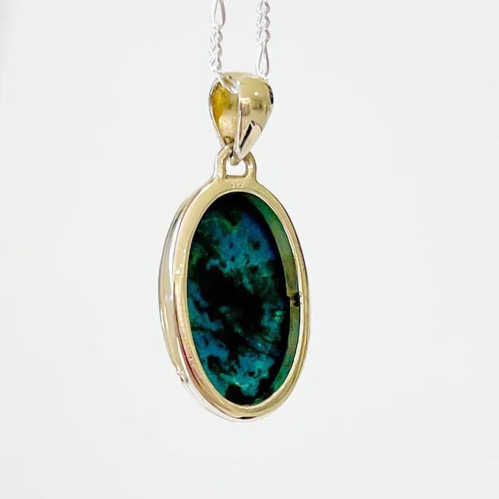 Chrysocolla Sterling Silver Necklace Magic Crystals Necklaces