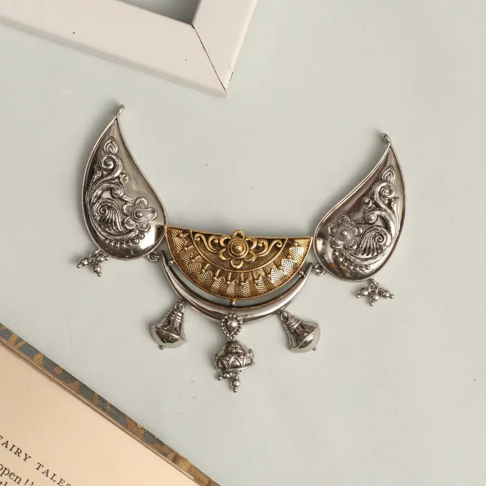 Classic Nature Oxidized Silver Choker SILVER Rings