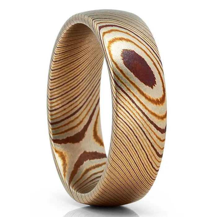 Clean Casting Jewelry Damascus Steel Wedding Ring Damascus Steel Ring Wedding Ring Wedding Band Rings