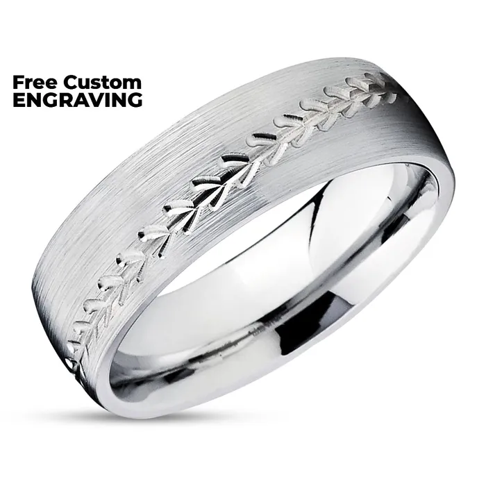 Clean Casting Jewelry Rings Baseball Wedding Band Cobalt Wedding Ring Baseball Wedding Ring Baseball Ring