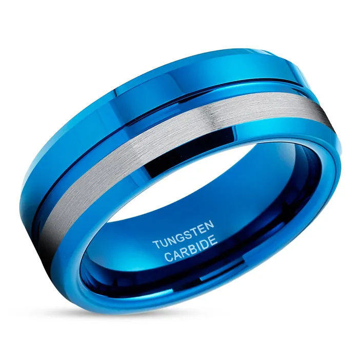 Clean Casting Jewelry Rings Blue Tungsten Wedding Ring 8mm Wedding Ring Blue Tungsten Ring Blue Ring Clean Casting Jewelry Rings Blue Tungsten Wedding Ring 8mm Wedding Ring Blue Tungsten Ring Blue Ring