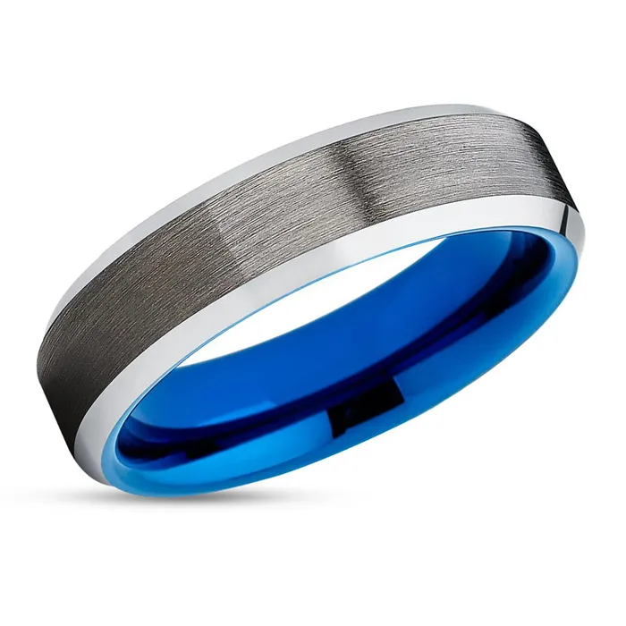 Clean Casting Jewelry Rings Gunmetal Wedding Band Blue Wedding Ring Gunmetal Tungsten Ring Blue Ring Clean Casting Jewelry Rings Gunmetal Wedding Band Blue Wedding Ring Gunmetal Tungsten Ring Blue Ring