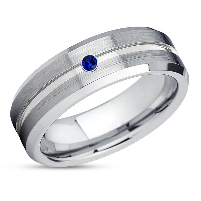 Clean Casting Jewelry Rings Mans Wedding Ring Blue Sapphire Ring Tungsten Wedding Ring Anniversary Ring Clean Casting Jewelry Rings Mans Wedding Ring Blue Sapphire Ring Tungsten Wedding Ring Anniversary Ring