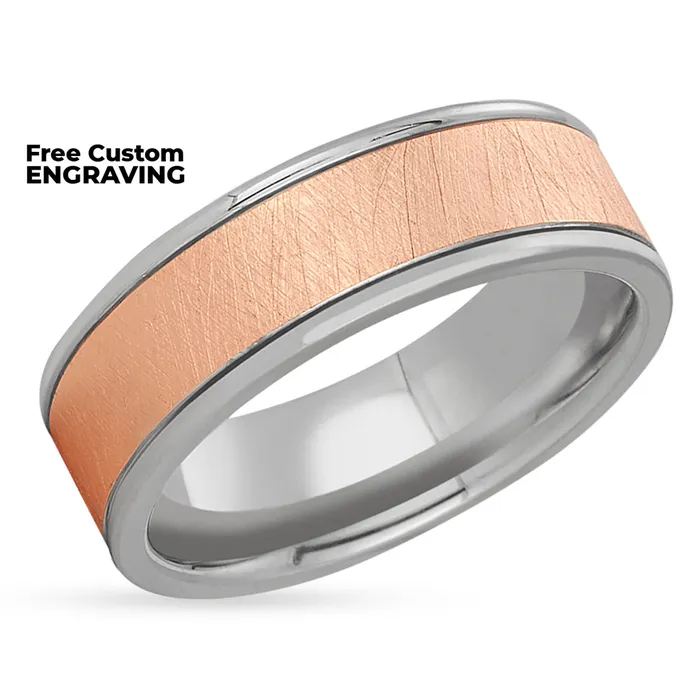 Clean Casting Jewelry Rings Rose Gold Wedding White Gold Wedding Ring 14k Gold Wedding Ring Rose Gold Ring