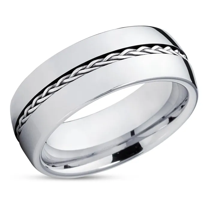 Clean Casting Jewelry Rings Silver Wedding Ring Tungsten Wedding Ring Braid Wedding Ring Unique Wedding Ring Clean Casting Jewelry Rings Silver Wedding Ring Tungsten Wedding Ring Braid Wedding Ring Unique Wedding Ring