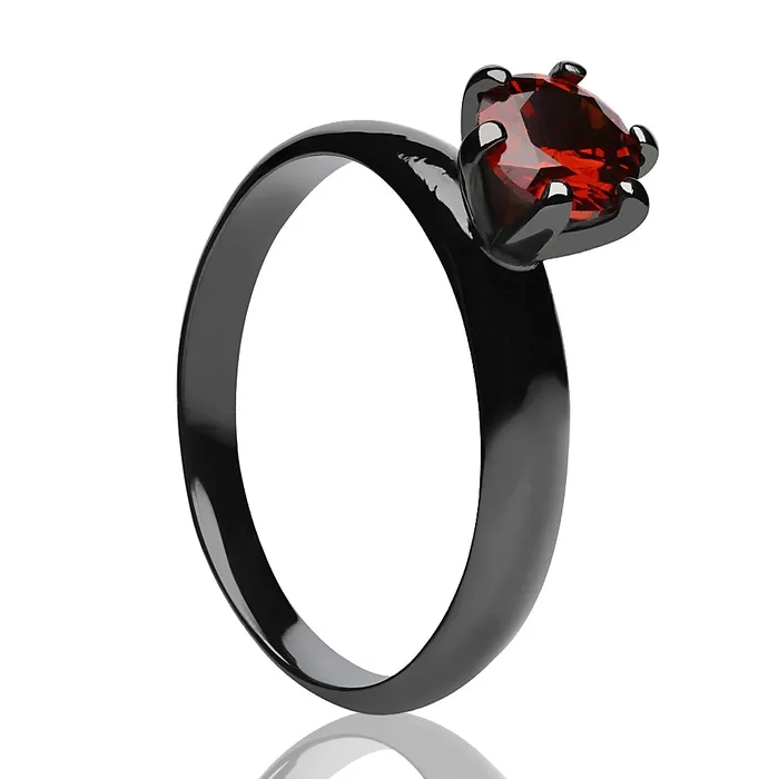 Clean Casting Jewelry Solitaire Wedding Ring Ruby Wedding Ring Engagement Ring Solitaire Ring Gunmetal Rings