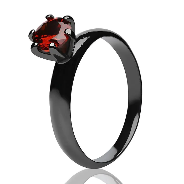 Clean Casting Jewelry Solitaire Wedding Ring Ruby Wedding Ring Engagement Ring Solitaire Ring Gunmetal Rings