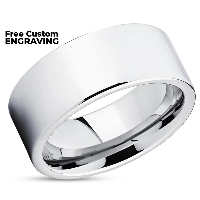 Cobalt Wedding Band Shiny Polish Cobalt Chrome Ring Mens Ring Cobalt Wedding Ring Clean Casting Jewelry Rings