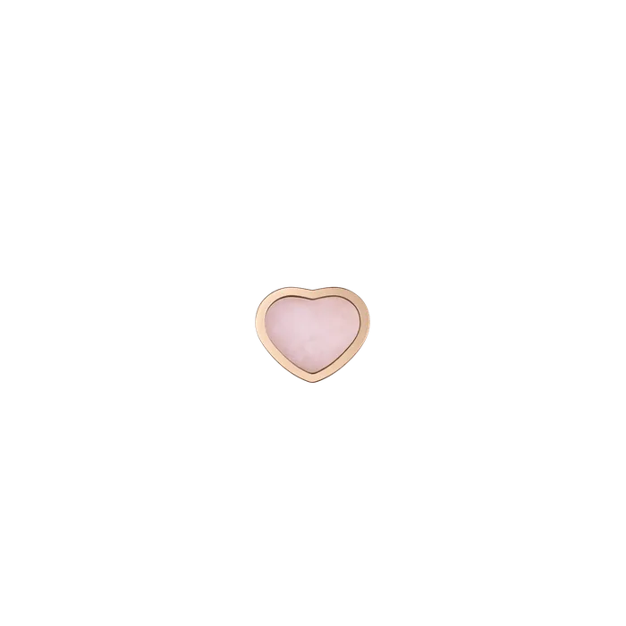 Earrings Chopard My Happy Hearts Rose Gold Pink Opal Earring Single