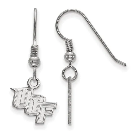 Earrings International Diamond Center Sterling Silver Rhodiumplated LogoArt University of Central Florida UCF Extra Small Dangle Wire Earrings Earrings International Diamond Center Sterling Silver Rhodiumplated LogoArt University of Central Florida UCF Extra Small Dangle Wire Earrings