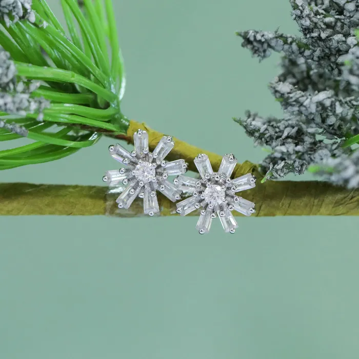 Earrings Luxus Moissanite Rings Jewelry Platinum Plated Silver Emerald Cut Moissanite Earrings 2ctw Earrings Luxus Moissanite Rings Jewelry Platinum Plated Silver Emerald Cut Moissanite Earrings 2ctw