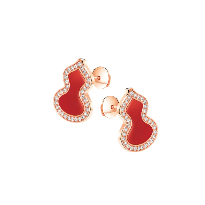 Earrings Qeelin Qeelin Wulu Ear Studs Agate