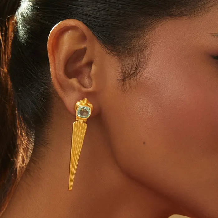 Earrings SILVER Dune Edge Silver Drop Earrings