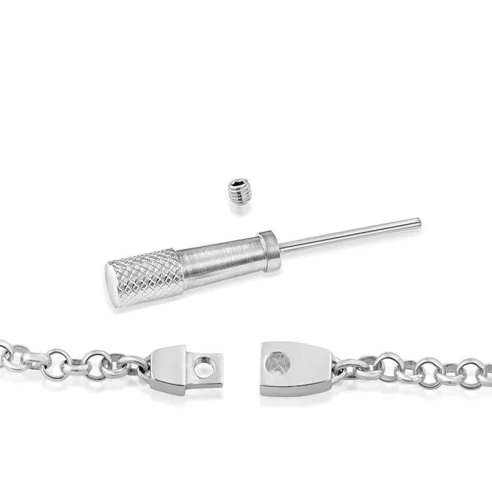 Eternity Collars Necklaces Locking Chain Necklace Sterling Silver Eternity Collars Necklaces Locking Chain Necklace Sterling Silver