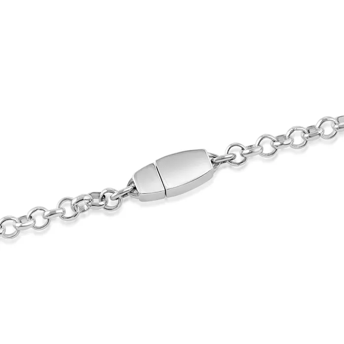 Eternity Collars Necklaces Locking Chain Necklace Sterling Silver Eternity Collars Necklaces Locking Chain Necklace Sterling Silver