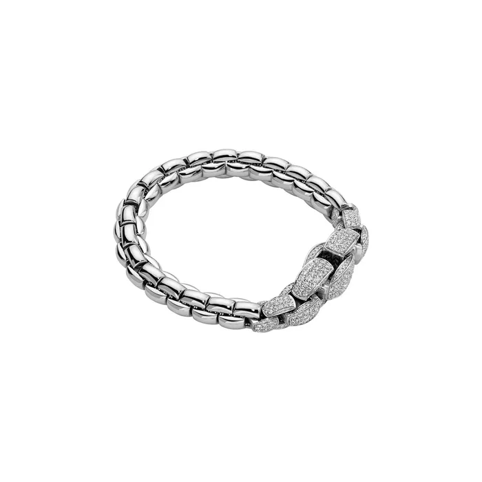 Fope Interlocking Diamond Bracelet 377 CTW Size Medium International Diamond Center Bracelets