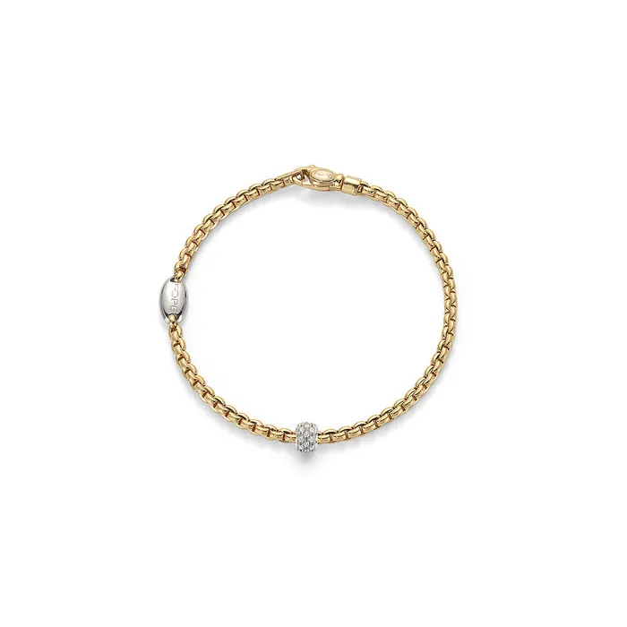 Fope TINY EKA White Gold Diamond Bracelet 019 CTW International Diamond Center Bracelets Fope TINY EKA White Gold Diamond Bracelet 019 CTW International Diamond Center Bracelets