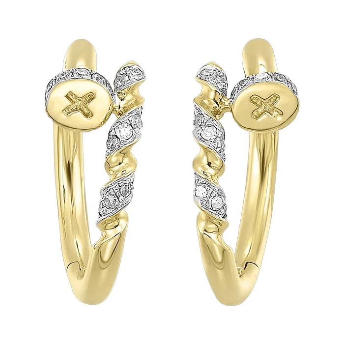 Gems One Earrings 14Kt Yellow Gold Diamond 13Ctw Earring