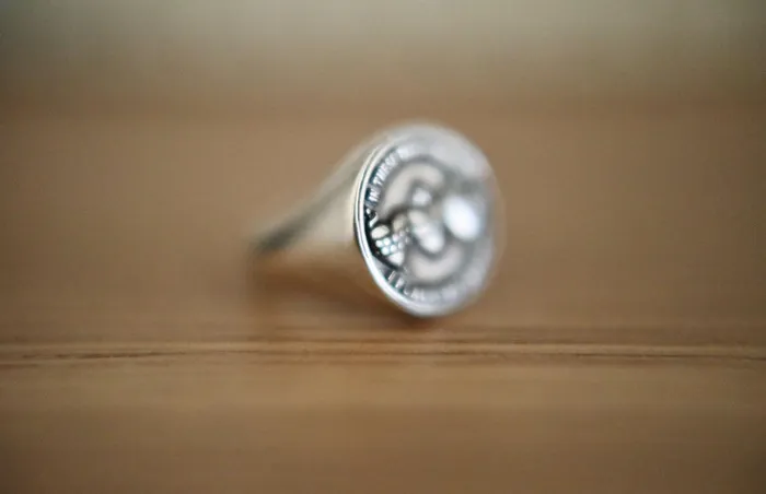 Holy Family Hearts Signet Ring The Little Catholic Rings