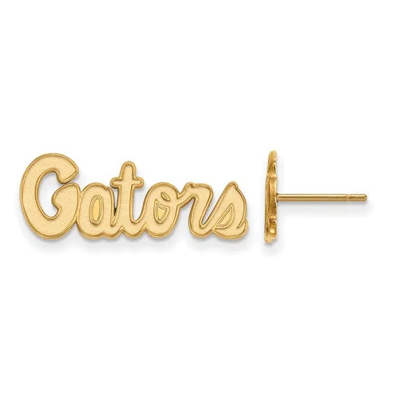 International Diamond Center 10k Gold LogoArt University of Florida Gators Script Extra Small Post Earrings Earrings International Diamond Center 10k Gold LogoArt University of Florida Gators Script Extra Small Post Earrings Earrings