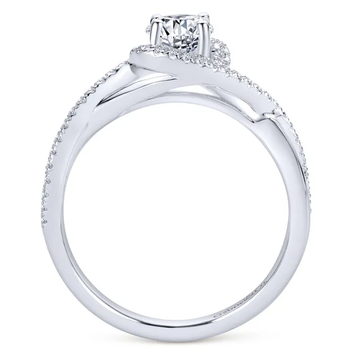 International Diamond Center Gabriel Bridal Collection White Gold Halo Engagement Ring 015 ctw Rings International Diamond Center Gabriel Bridal Collection White Gold Halo Engagement Ring 015 ctw Rings