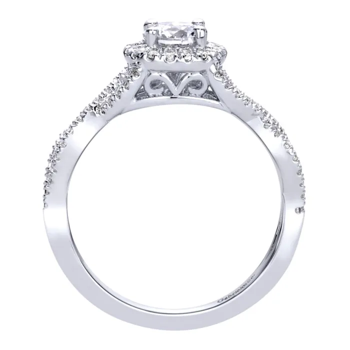 International Diamond Center Gabriel Bridal Collection White Gold Halo Engagement Ring 025 ctw Rings International Diamond Center Gabriel Bridal Collection White Gold Halo Engagement Ring 025 ctw Rings