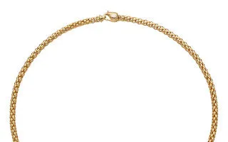 International Diamond Center Necklaces Fope SOLO Yellow Gold Diamond Necklace 038 TCW International Diamond Center Necklaces Fope SOLO Yellow Gold Diamond Necklace 038 TCW