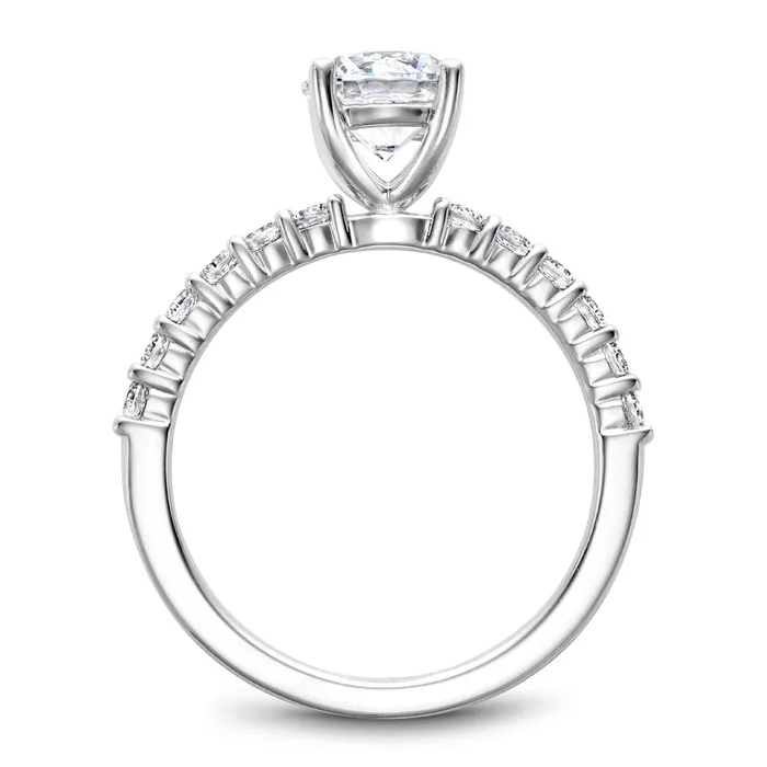 International Diamond Center Noam Carver White Gold Diamond Engagement Ring Setting 037 CTW Rings