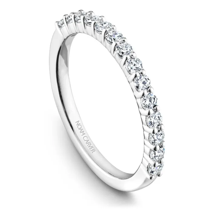 International Diamond Center Noam Carver White Gold Diamond Engagement Ring Setting 037 CTW Rings
