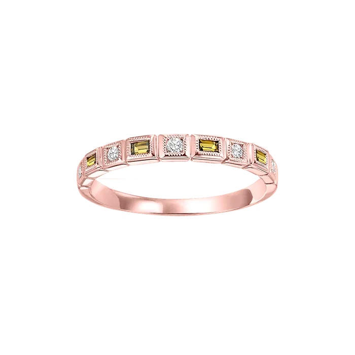 International Diamond Center Rings 14K Rose Gold Mix Bezel Citrine Band 110CT International Diamond Center Rings 14K Rose Gold Mix Bezel Citrine Band 110CT