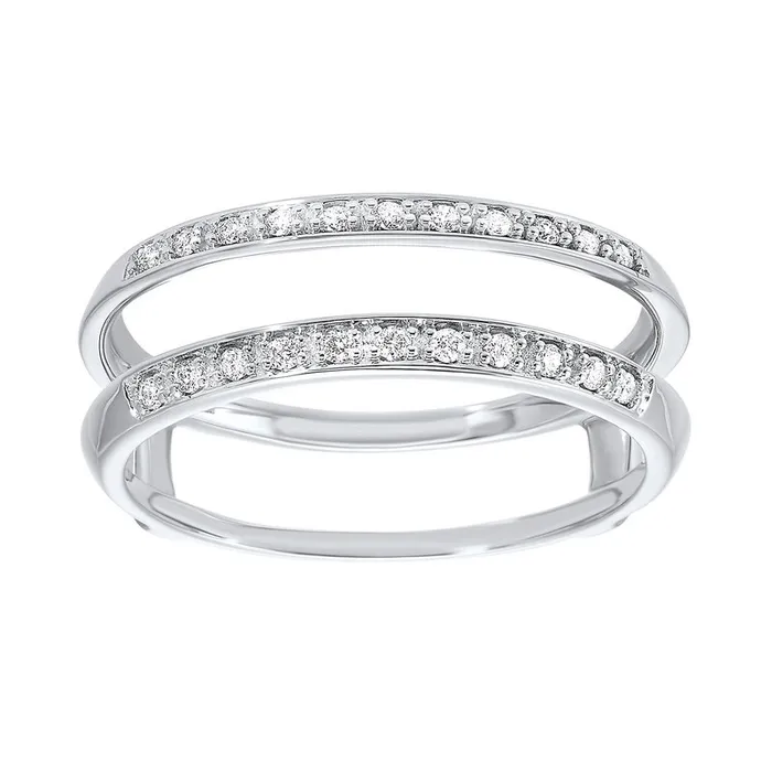 International Diamond Center Rings 14K White Gold Inserts Prong Diamond Ring 110CT International Diamond Center Rings 14K White Gold Inserts Prong Diamond Ring 110CT