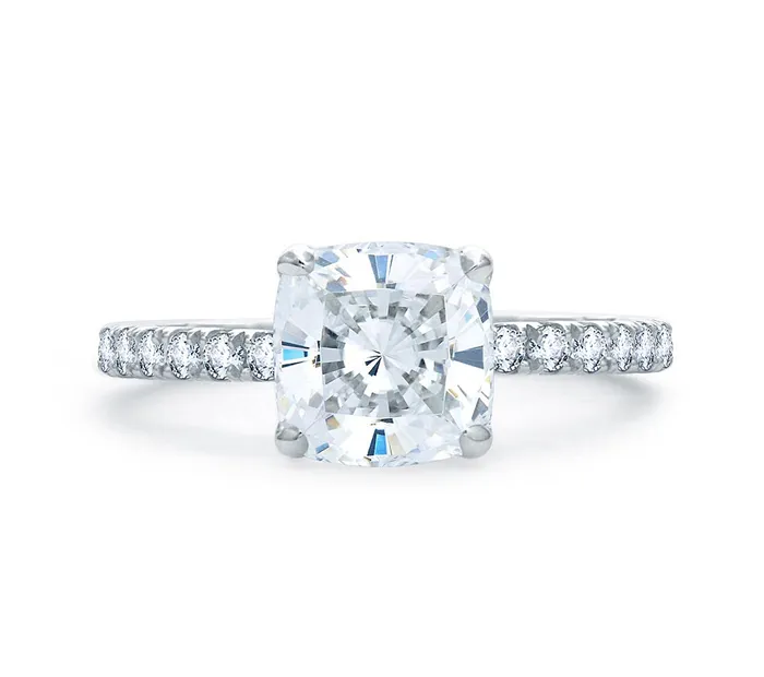 International Diamond Center Rings AJAFFE Art Deco Cushion Diamond Engagement Ring Setting 048 ctw International Diamond Center Rings AJAFFE Art Deco Cushion Diamond Engagement Ring Setting 048 ctw
