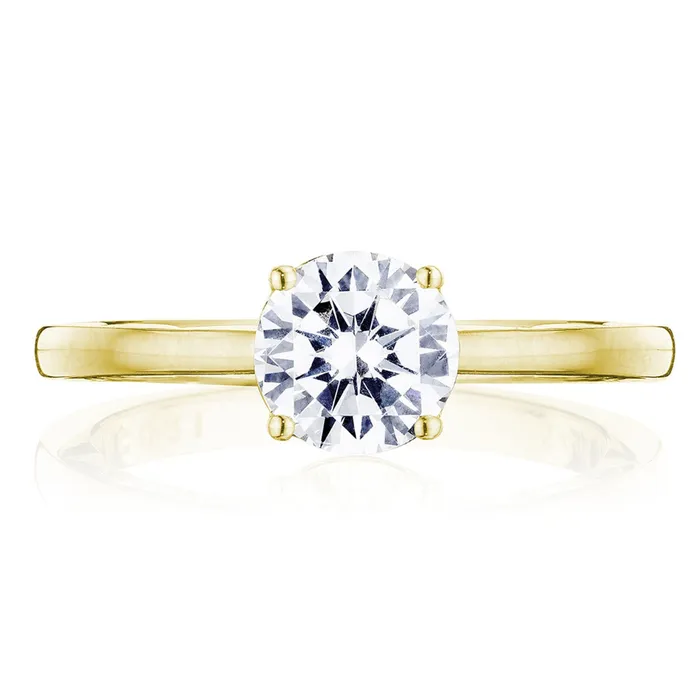 International Diamond Center Rings Tacori 14k Yellow Gold Coastal Crescent Collection Engagement Ring Setting