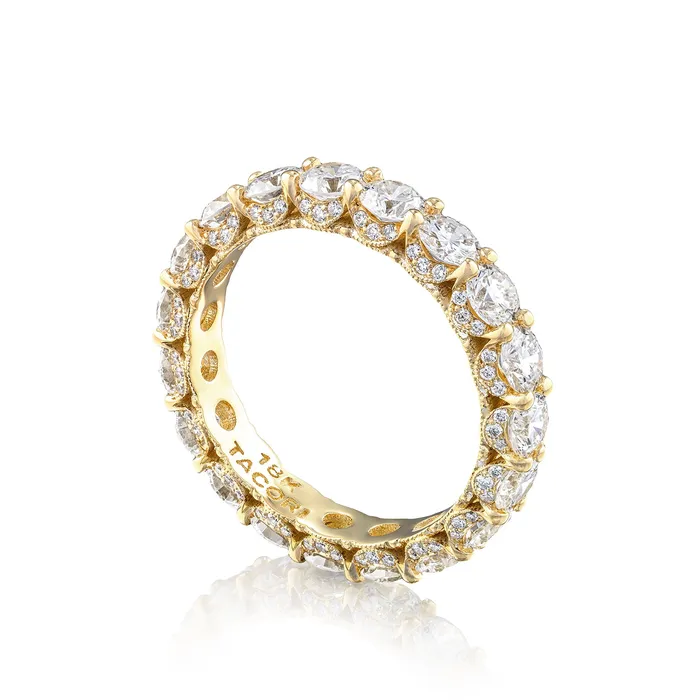 International Diamond Center Rings Tacori 18k Yellow Gold RoyalT Diamond Wedding Band 32 CTW International Diamond Center Rings Tacori 18k Yellow Gold RoyalT Diamond Wedding Band 32 CTW