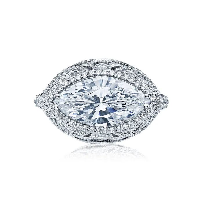 International Diamond Center Rings Tacori Platinum RoyalT Marquise Diamond Engagement Ring Setting 14 CTW International Diamond Center Rings Tacori Platinum RoyalT Marquise Diamond Engagement Ring Setting 14 CTW