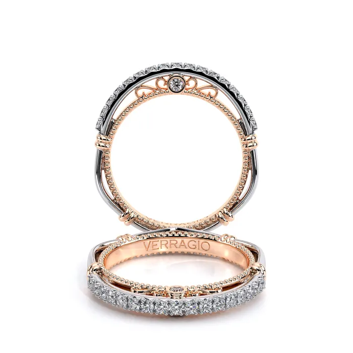 International Diamond Center Rings Verragio PARISIAN 120W 18k Two Tone Womens Band International Diamond Center Rings Verragio PARISIAN 120W 18k Two Tone Womens Band