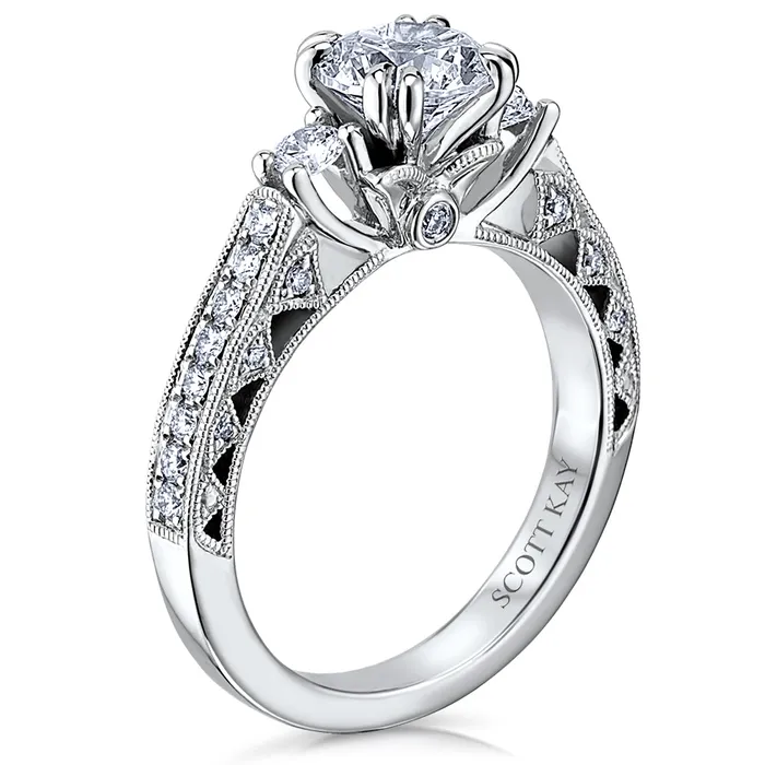 International Diamond Center Scott Kay Heavens Gates Engagement Ring 039 CTW Rings International Diamond Center Scott Kay Heavens Gates Engagement Ring 039 CTW Rings