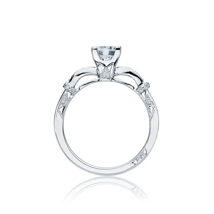 International Diamond Center Tacori 18k White Gold Simply Tacori Round Diamond Engagement Ring Setting 015 CTW Rings International Diamond Center Tacori 18k White Gold Simply Tacori Round Diamond Engagement Ring Setting 015 CTW Rings