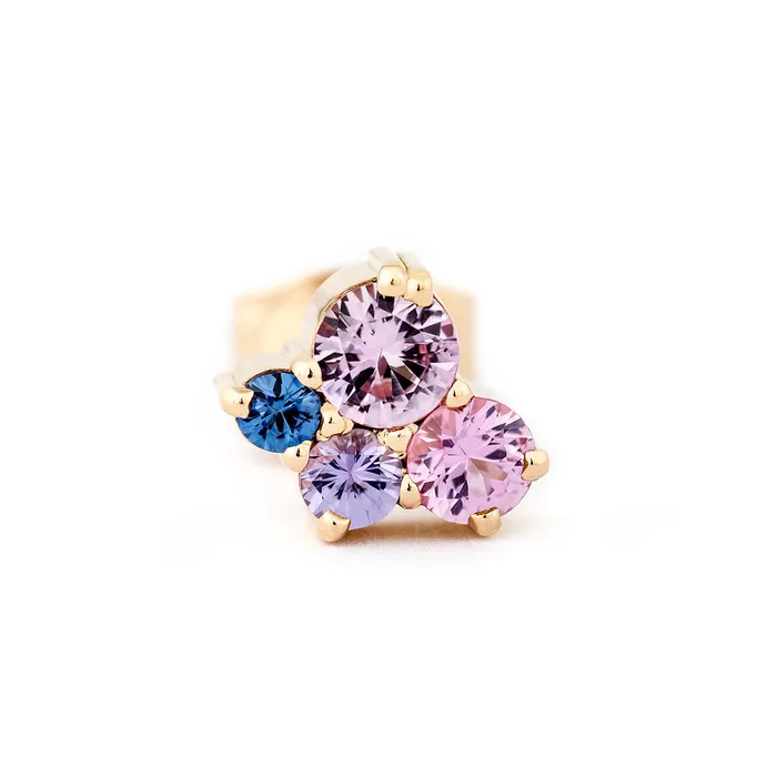 Keto Meadow earrings Pink 4 Design Jussi Louesalmi Earrings