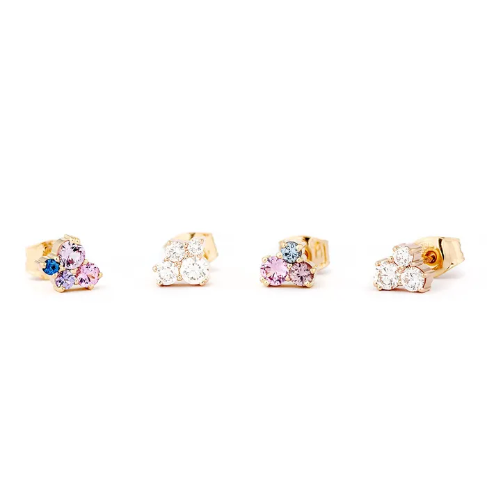 Keto Meadow earrings Pink 4 Design Jussi Louesalmi Earrings