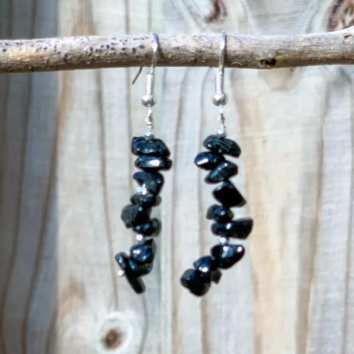 Magic Crystals Black Obsidian Drop Earrings Earrings