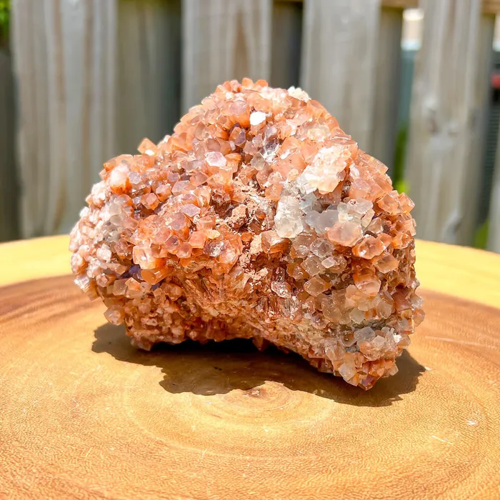 Magic Crystals Charm Necklaces Red ARAGONITE Star Cluster H