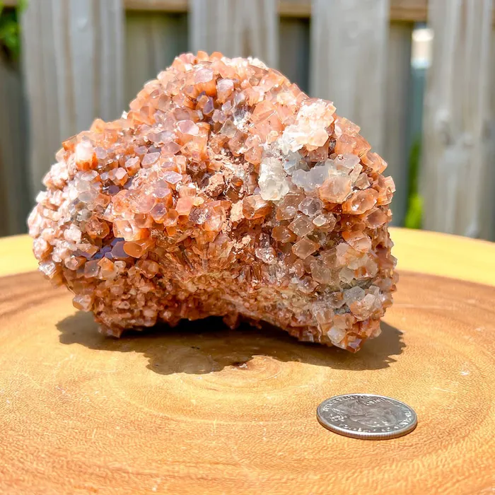 Magic Crystals Charm Necklaces Red ARAGONITE Star Cluster H