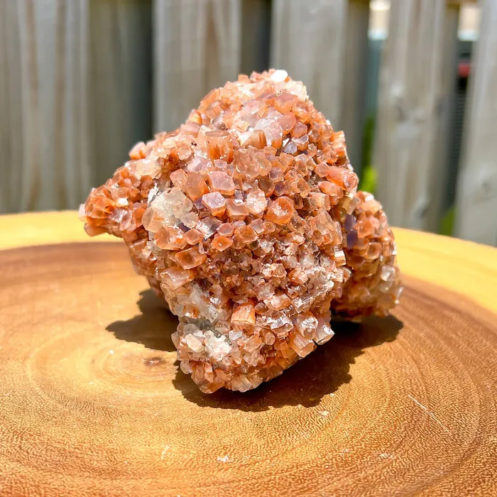 Magic Crystals Charm Necklaces Red ARAGONITE Star Cluster H