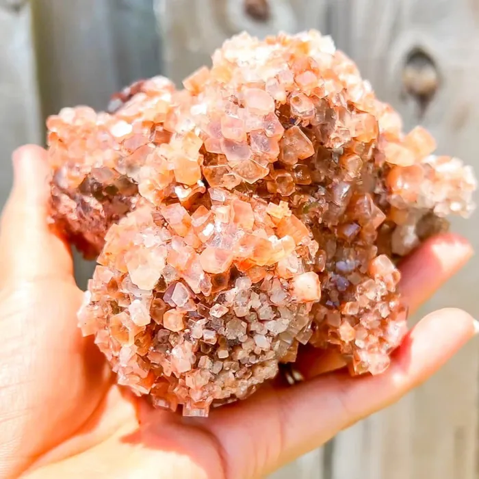 Magic Crystals Charm Necklaces Red ARAGONITE Star Cluster H