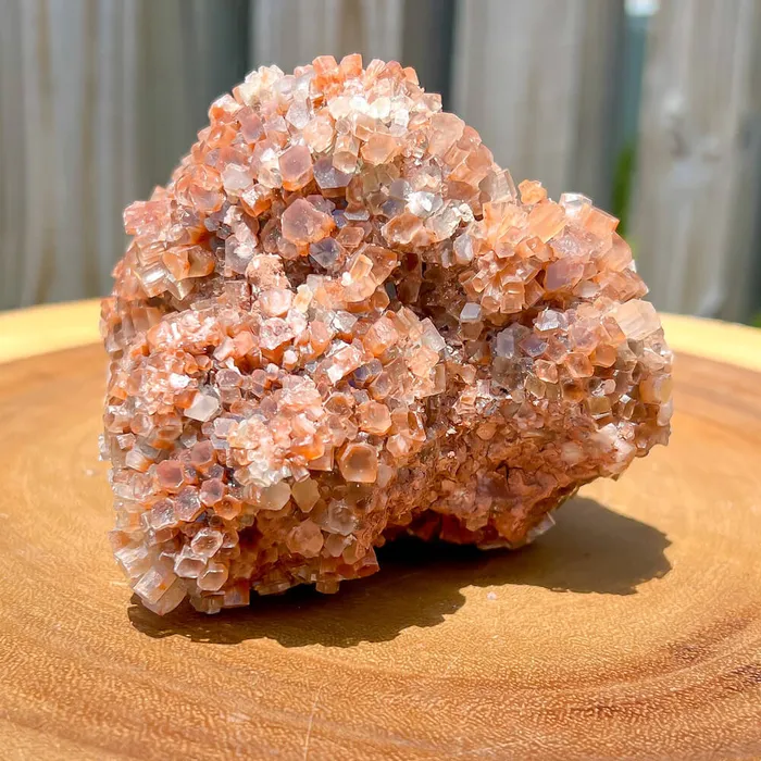 Magic Crystals Charm Necklaces Red ARAGONITE Star Cluster H