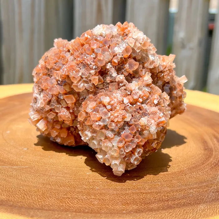 Magic Crystals Charm Necklaces Red ARAGONITE Star Cluster H